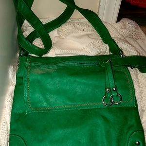 Kelly Green Leather Purse